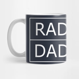 Rad Dad Funny Cool Best Dad Fathers Day Mug